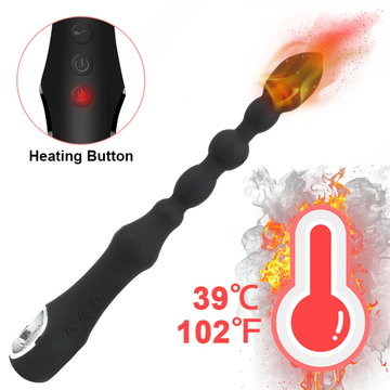 Unisex Anal Vibrator with Long Beads / Male Anal Prostate Massager / Adult Women Sex Toy - EVE's SECRETS